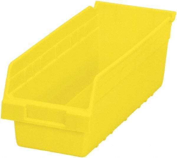 Akro-Mils - 17-7/8" Deep, Yellow Polymer Hopper Shelf Bin - 6" High x 6-5/8" Wide x 17-7/8" Long - Strong Tooling