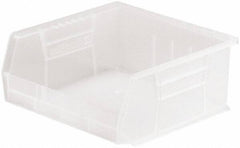 Akro-Mils - 50 Lb. Load Capacity, 10-7/8" Deep, Clear Polymer Hopper Stacking Bin - 5" High x 11" Wide x 10-7/8" Long - Strong Tooling