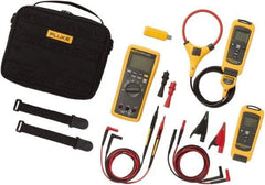 Fluke - 9 Piece, FC Series Wireless Multimeter Kit - 1,000 Volt Max, LCD Display - Strong Tooling