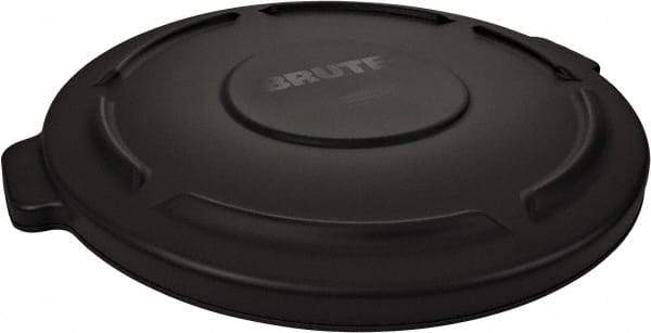 Rubbermaid - Round Lid for Use with 32 Gal Round Trash Cans - Black, Plastic, For Brute Trash Cans - Strong Tooling