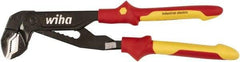 Wiha - 10" OAL, 2" Max Capacity, Water Pump Tongue & Groove Pliers - Straight Straight, Soft Grip Handles - Strong Tooling