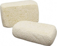 Ability One - 6-1/2" Long x 2.13" Wide x 1" Thick Scouring Sponge - Non-Abrasive, Tan - Strong Tooling