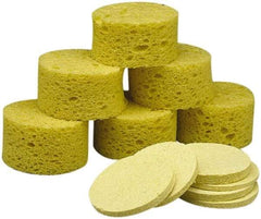 Ability One - 1-3/8" Long x 1" Wide x 1" Thick Scouring Sponge - Non-Abrasive, Tan - Strong Tooling