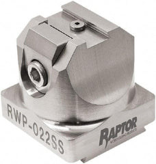 Raptor Workholding - 3/8" Jaw Width, 2" High x 2.07" Long x 2.07" Wide Dovetail Vise - For Use with 4 & 5 Axis Workholding Systems - Strong Tooling