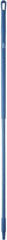 Vikan - 59 x 1-1/4" Fiberglass Squeegee Handle - European Threaded Connection, Blue - Strong Tooling