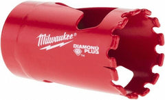 Milwaukee Tool - 1-1/8" Diam, 1-1/2" Cutting Depth, Hole Saw - Diamond Grit Saw, Continuous Edge - Strong Tooling