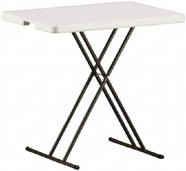 Ability One - 30" Long x 20" Wide x 25" High, Rectangular Folding Table - Platinum - Strong Tooling