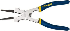 Irwin - 10" OAL, 2-3/4" Jaw Length x 3-1/2 Jaw Width, Side Cutting Welding Pliers - Combination Jaw - Strong Tooling