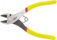 Clauss - 7" OAL, Diagonal Cutter - 3/4" Jaw Length x 1/2" Jaw Width, Hot Forged Carbon Steel Handle - Strong Tooling