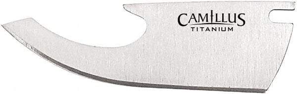 Clauss - 2 Piece Titanium Bonded Stainless Steel Folding Knife Blade - 2-1/2" OAL - Strong Tooling