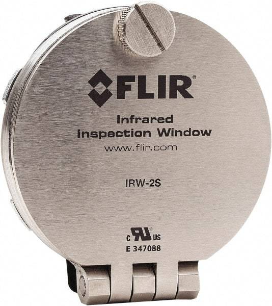 FLIR - 50mm (1.97\x94) Diam, Infrared Viewing Window - 2mm (0.08") Thickness, Use with Thermal Imagers - Strong Tooling