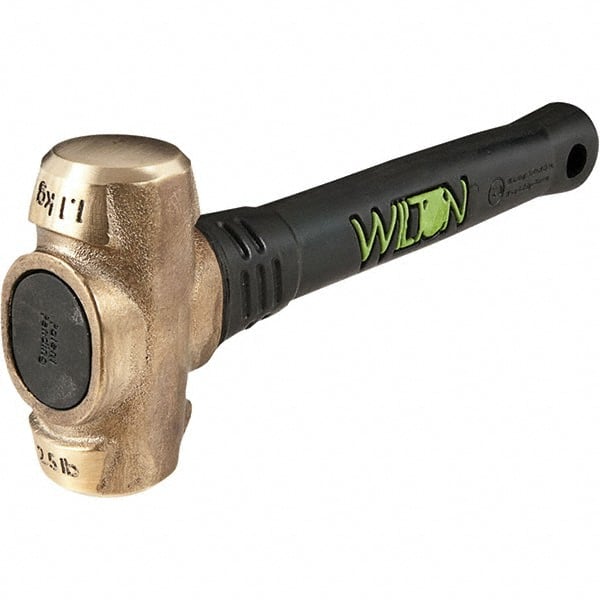 Wilton - Non-Sparking Hammers Tool Type: Brass Hammer Head Material: Brass - Strong Tooling