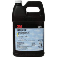 3M - 1 L Water Soluble Compound - Compound Grade Ultra Fine, Grade Very Fine, 1,200 Grit, Gray, For Scratch Removal, Use on Painted Metals - Strong Tooling