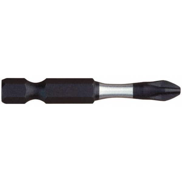 Power Screwdriver Bit: #3 Phillips 2″ OAL