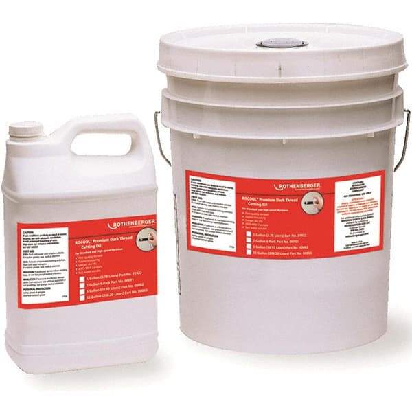 Rothenberger - Pipe Cutting & Threading Oil Type: Dark Cutting Oil Container Type: 1 Gallon Bottle - Strong Tooling