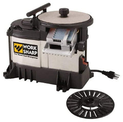 Work Sharp - 2 Inch Wide Tool Compatibility, 5.9055 Inch Wheel Diameter, Straight Cutting Tool Sharpener - 1/5 hp, 115 Voltage - Strong Tooling