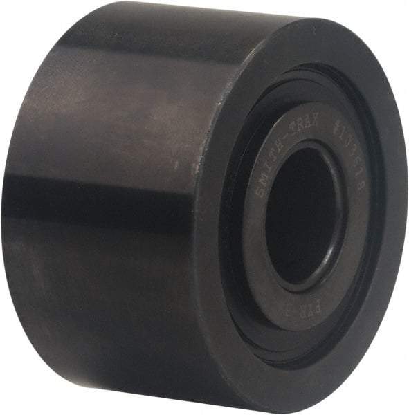 Accurate Bushing - 25mm Bore, 80mm Roller Diam x 44mm Width, Carbon Steel Yoke Cam Follower - 63,500 N Dynamic Load Capacity, 46mm Overall Width - Strong Tooling