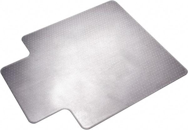 Ability One - 60" Long x 46" Wide, Chair Mat - Single Lip, Straight Edge Style - Strong Tooling