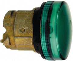 Schneider Electric - Green Lens LED Pilot Light - Round Lens, Shock Resistant, Vibration Resistant, Water Resistant - Strong Tooling