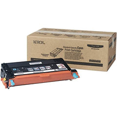 Xerox - Cyan Toner Cartridge - Use with Xerox Phaser 6180 - Strong Tooling