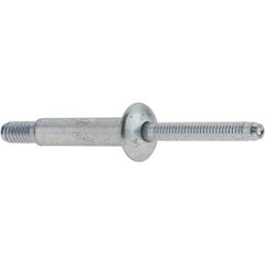 Marson - Protruding Head Steel Structural Blind Rivet - Steel Mandrel, 5/8" to 7/8" Grip, 0.49 to 0.53" Head Diam, 0.261" to 0.272" Hole Diam, 1/4" Body Diam - Strong Tooling