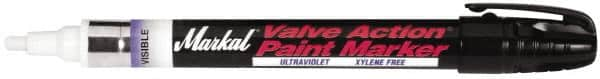 Markal - Invisible Ultraviolet Paint Marker - Bullet Medium Tip, Alcohol Base Ink - Strong Tooling