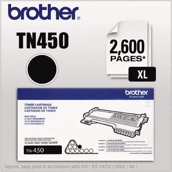 Brother - Black Toner Cartridge - Use with Brother DCP-7055, 7055W, 7060D, 7065DN, HL-2220, 2230, 2240, 2240D, 2270DW, 2275DW, 2280DW, intelliFAX-2840, 2940, MFC-7240, 7360N, 7365DN, 7460DN, 7860DW - Strong Tooling