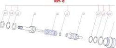 RivetKing - 3 to 6" Seal Kit for Rivet Tool - Strong Tooling