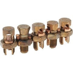 Value Collection - 8 to 4 AWG, Bronze Alloy, Split Bolt Connector - 17/32" Head Width - Strong Tooling