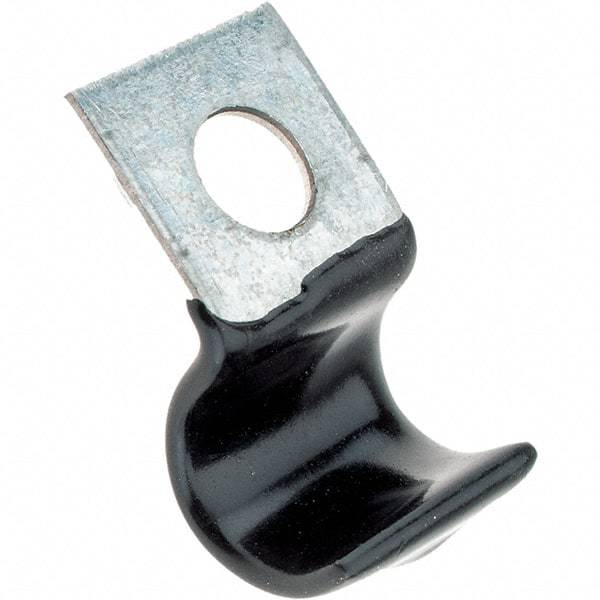 Value Collection - 3/8" Bundle Diam, 1/4" Hole, Steel Clamp - 3/8" Wide, Black - Strong Tooling