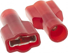 Value Collection - 22 to 18 AWG, Nylon, Fully Insulated, Female Wire Disconnect - 1/4" Wide Tab - Strong Tooling