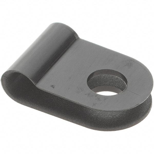 Value Collection - 1/8" Bundle Diam, 0.167" Hole, Nylon Clamp - Black - Strong Tooling