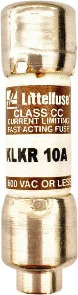 Value Collection - 600 VAC, 10 Amp, Fast-Acting Semiconductor/High Speed Fuse - 1-1/2" OAL, 200 (RMS Symmetrical) kA Rating, 13/32" Diam - Strong Tooling