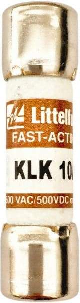 Value Collection - 600 VAC, 10 Amp, Fast-Acting Semiconductor/High Speed Fuse - 1-1/2" OAL, 100 at AC kA Rating, 13/32" Diam - Strong Tooling