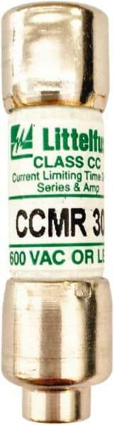 Value Collection - 500 VDC, 600 VAC, 30 Amp, Time Delay General Purpose Fuse - 300 at AC kA Rating - Strong Tooling