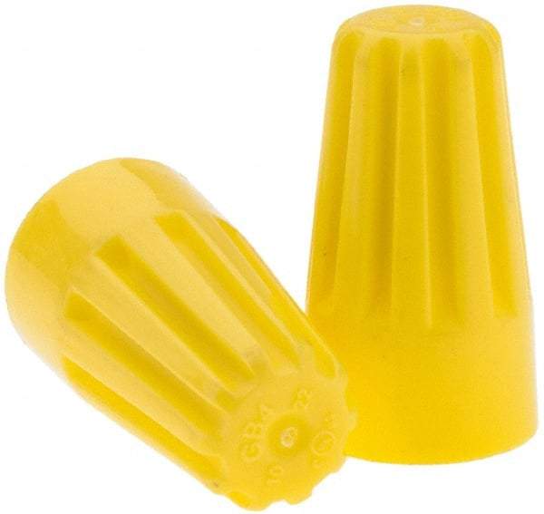 Value Collection - 1, 14 + & 1, 18 to 3, 12 AWG, 1,000 Volt (Lighting) & 600 Volt (Building Wire), Corrosion Resistant & Flame Retardant, Standard Twist on Wire Connector - Yellow, 221°F - Strong Tooling