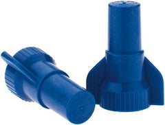 Value Collection - 16 to 14 AWG, 300 & 600 Volt, Wing Twist on Wire Connector - Blue, 221°F - Strong Tooling