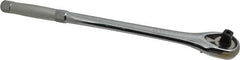 Proto - 1/2" Drive Pear Head Quick-Release Ratchet - Chrome Finish, 15" OAL, 45 Gear Teeth, Standard Head - Strong Tooling