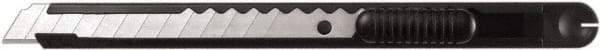 PHC - Snap Utility Knife - 9mm Blade, Black Metal Handle, 1 Blade Included - Strong Tooling