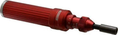 Proto - 1 Piece, 7 to 36 In/Lb, Adjustable Torque Limiting Screwdriver - 7-3/16" OAL, 1/4" Drive, 1 In/Lb Graduation - Strong Tooling