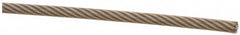 Loos & Co. - 1/8" x 3/32" Diam, Aircraft Cable - 920 Lb Breaking Strength, Material Grade 304 Stainless, 7 x 7 Strand Core, Nylon Coating - Strong Tooling