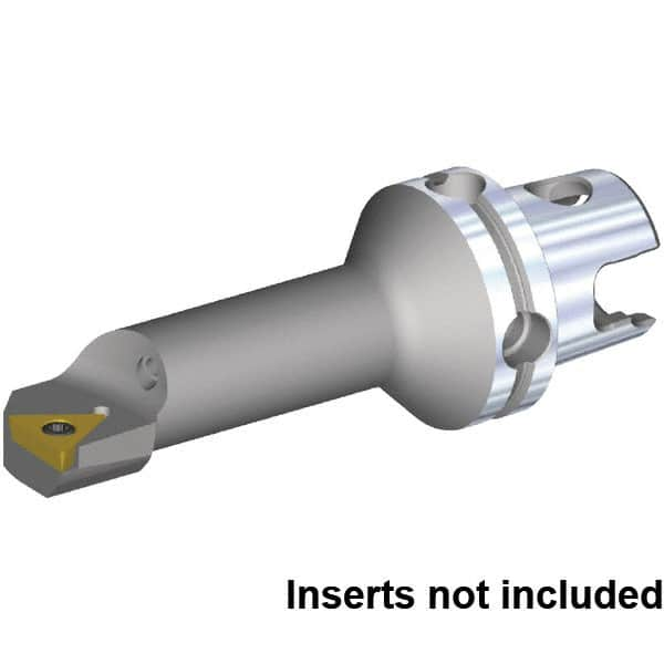 Kennametal - Left Hand Cut, 25mm Min Bore Diam, Size KM40TS Steel Modular Boring Cutting Unit Head - 70.02mm Max Bore Depth, Through Coolant, Compatible with TP.. 2151, TP.. 110204 - Strong Tooling