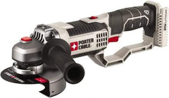 Porter-Cable - 4-1/2" Wheel Diam, 8,500 RPM, Cordless Cutoff & Cutoff-Grinder Tool - Right Angle Handle, 20 Volt - Strong Tooling