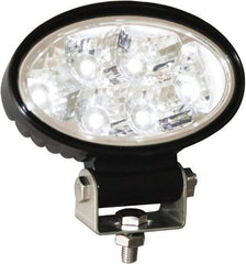 Buyers Products - 12 to 24 Volt, Clear Flood Beam Light - 1.5 Amps, 1,350 Lumens, 6 LED Lamp - Strong Tooling