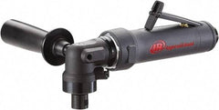 Ingersoll-Rand - 1/4" Collet, Angle Handle, Air Angle Die Grinder - 18,000 RPM, Rear Exhaust, 25 CFM, 1 hp, 90 psi - Strong Tooling