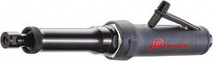 Ingersoll-Rand - 1/4" Collet, Straight Handle, Air Extended Length Die Grinder - 25,000 RPM, Rear Exhaust, 25 CFM, 1 hp, 90 psi - Strong Tooling