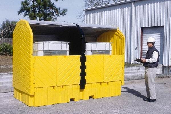 UltraTech - IBC Storage Lockers Type: IBC Pallet Number of Totes: 2 - Strong Tooling