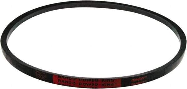 Bando - Section B, 21/32" Wide, 81" Outside Length, V-Belt - Rubber Compound, Black, Classic, No. B78 - Strong Tooling