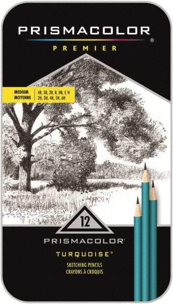 Prismacolor - 2B, 2H, 3B, 3H, 4B, 4H, 5H, 6H, B, F, H, HB Graphite Pencil - Graphite - Strong Tooling