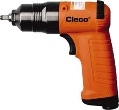 Cleco - 1/4" Drive, 13,000 RPM, 50 Ft/Lb Torque Impact Wrench - Pistol Grip Handle, 1,200 IPM, 39.8 CFM, 90 psi, 1/4" NPT Inlet - Strong Tooling